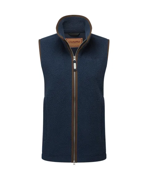 Schöffel Country Lyndon Retro Fleece Gilet - True Navy