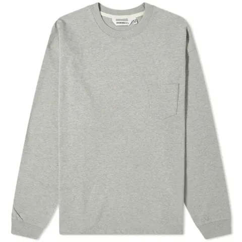 Long Sleeve Drawstring Pocket T-Shirt