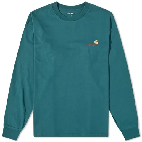 Long Sleeve American Script T-Shirt
