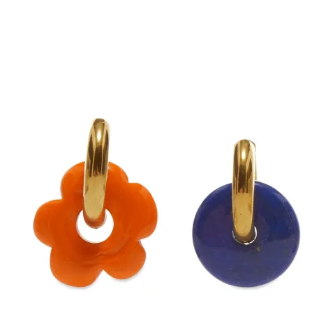 Flower Hoop Earring