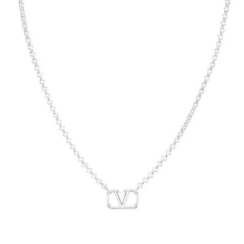 V Logo Necklace