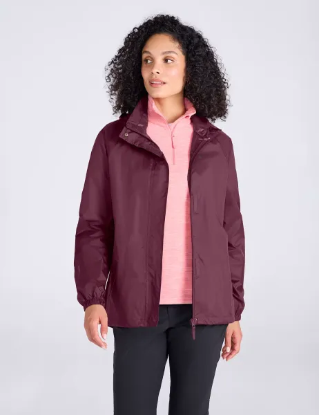 Mountain Warehouse Pakka II Waterproof Hooded Jacket Dark Purple