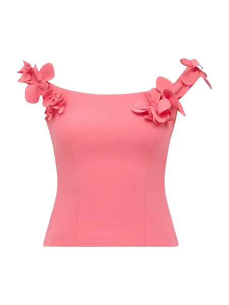 Forever New Faye Applique Bardot Top