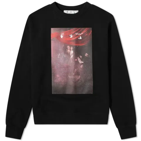Sprayed Caravaggio Slim Crewneck