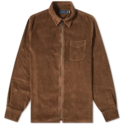 Corduroy Zip Shirt
