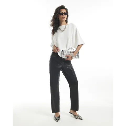 River Island Boat Neck Batwing Top