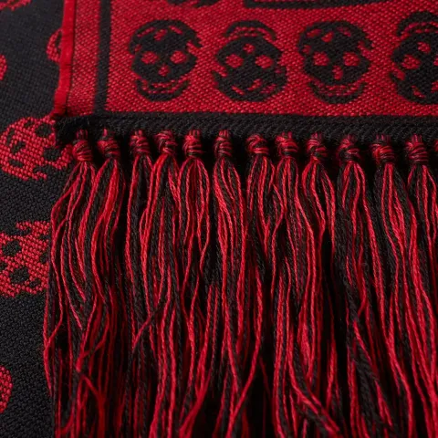 Upside Down Skull Scarf