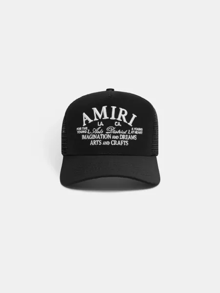 Arts District Trucker Hat - Black