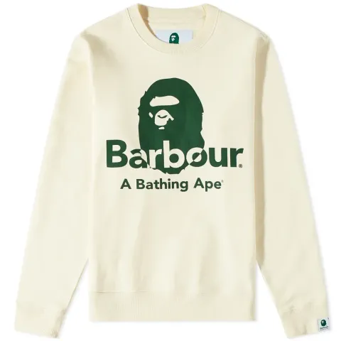 x A Bathing Ape Crew Sweat