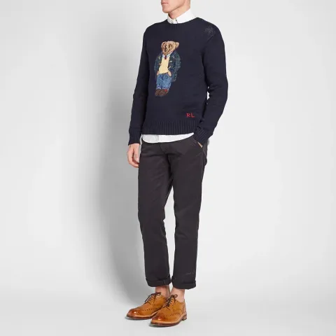 Preppy Bear Crew Knit