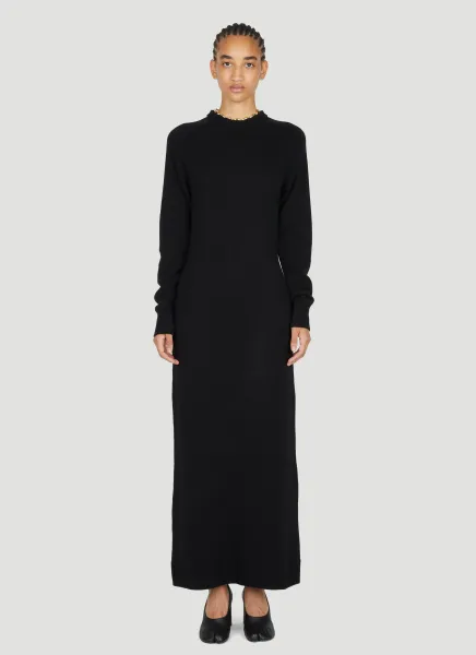 Link-Chain Knitted Dress