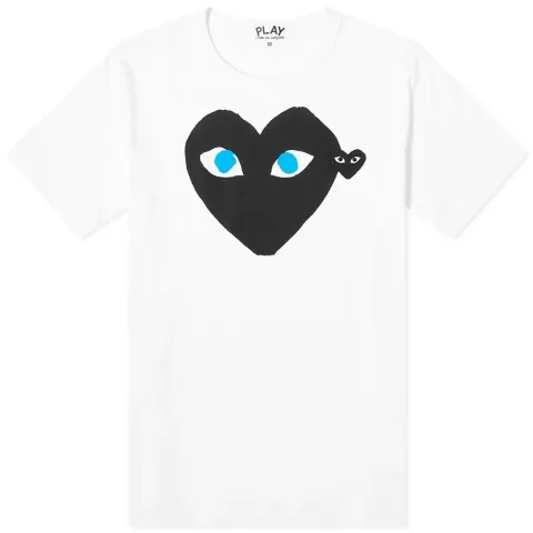 Comme des Garcons Play Double Heart Logo T-Shirt