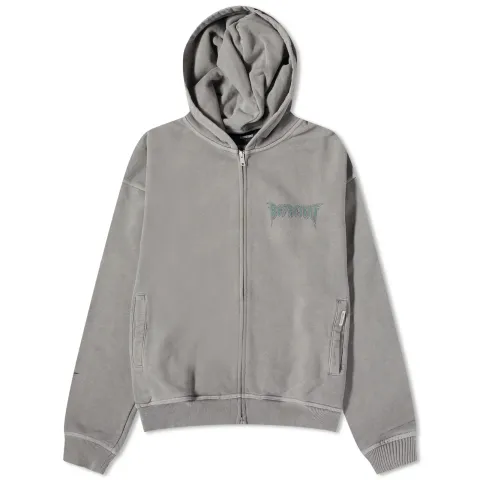 Rock Logo Zip Up Hoodie
