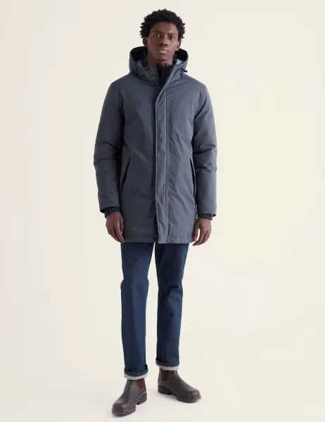 Seasalt Cornwall Men's Gybe Waterproof Coat Grey