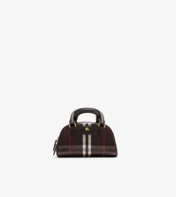 Mini Highlands Bowling Bag​ in Mahogany red