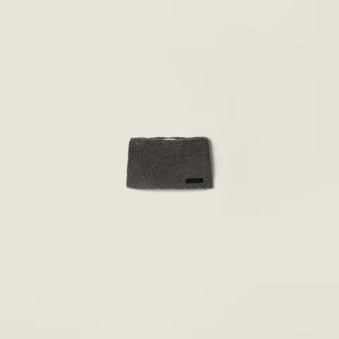 Fleece miniskirt