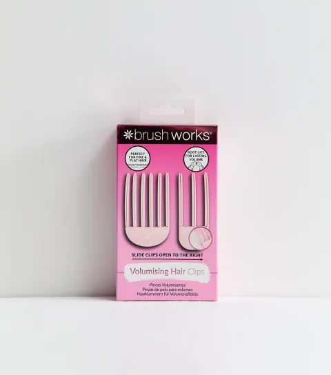 Pink Volumising Hair Clips