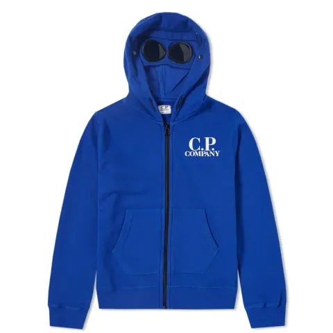Logo Goggle Zip Hoody