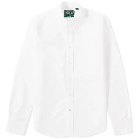 Band Collar Oxford Shirt