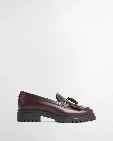 BARBOUR Ava Leather Loafers