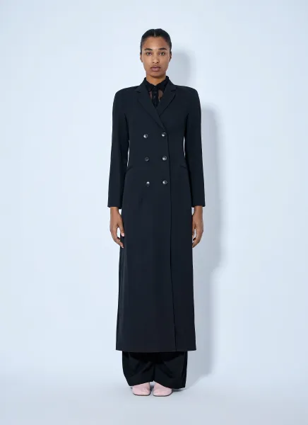 Ronna Double-Breasted Wool Coat