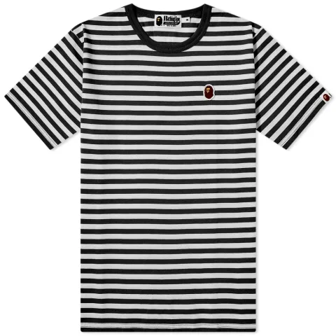 Silicone Ape Head One Point Hoop T-Shirt