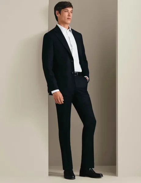 Charles Tyrwhitt Slim Fit Wool Rich Suit Jacket Navy