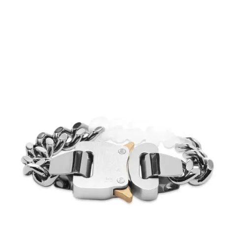 Metal and Nylon Chain Bracelet
