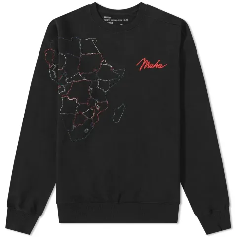 Tour Of Africa Embroidered Crew Sweat