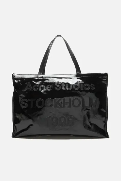 Logo shopper tote