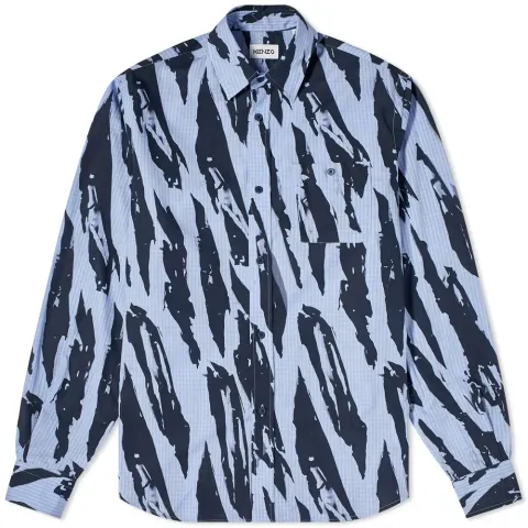 Printed Camo Shirt