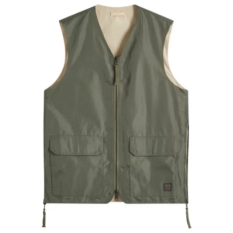 Military Reversible V-Neck Vest