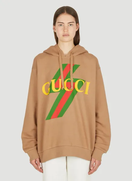 Logo Print Hooded Sweatshirt