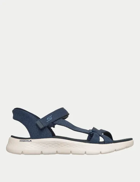 Skechers GO WALK Wide Fit Flex Sandals Navy