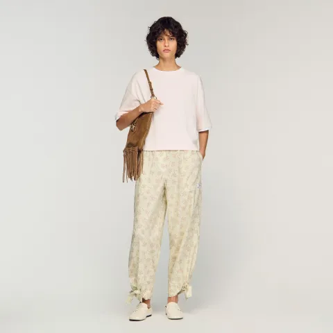 T-shirt with contrasting trim