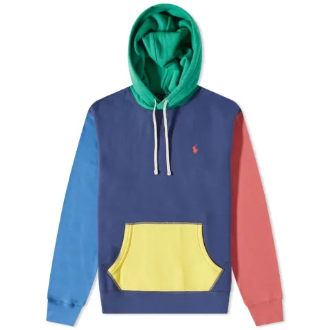 Colour Block Popover Hoodie