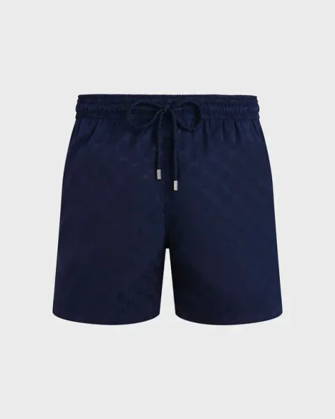 Vilebrequin Men Swim Shorts Turtle Monogram