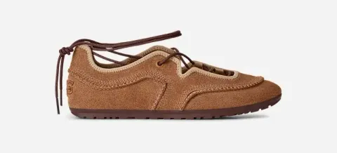Quill Ballet Trainer, Suede/Polyester