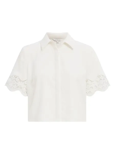 Forever New Skye Lace Trim Shirt
