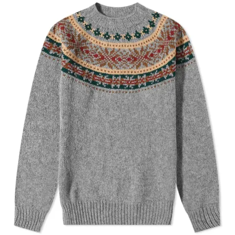 Howlin' Fragments of Light Fair Isle Crew Knit