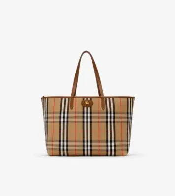 Medium Reversible Bloomsbury Tote​ in Hazel brown/sand beige