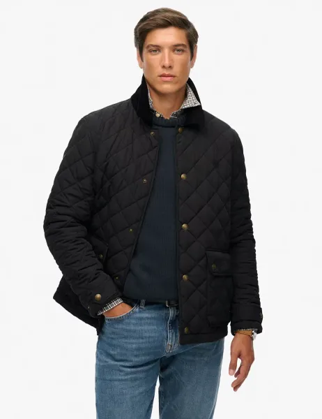 Superdry & Co Quilted Padded Jacket Black