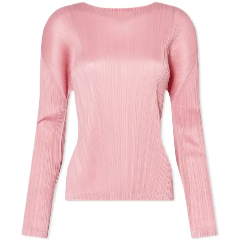 Long Sleeve Pleats T-Shirt