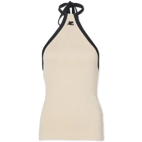 Courrèges Choker Contrast Top