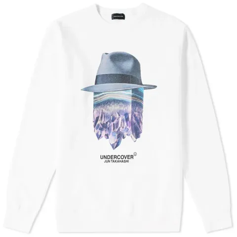 Crystal Hat Logo Crew Sweat