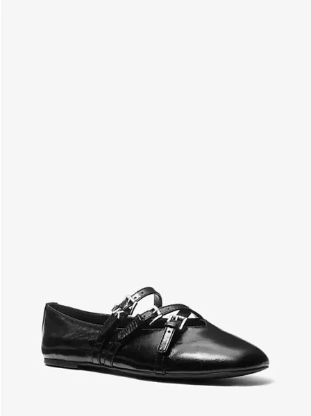Indy Flex Leather Ballet Flat