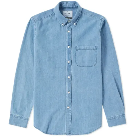 Button Down Ganga Denim Shirt