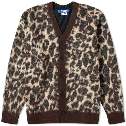 x Acrylic Tam Leopard Print Cardigan