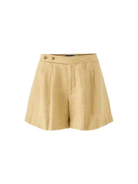 Polo Ralph Lauren Pleated Linen Shorts