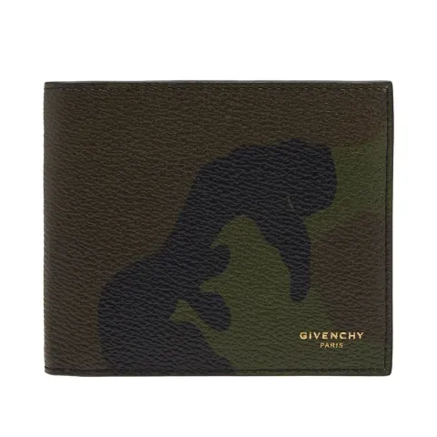 Camo Leather Billfold Wallet